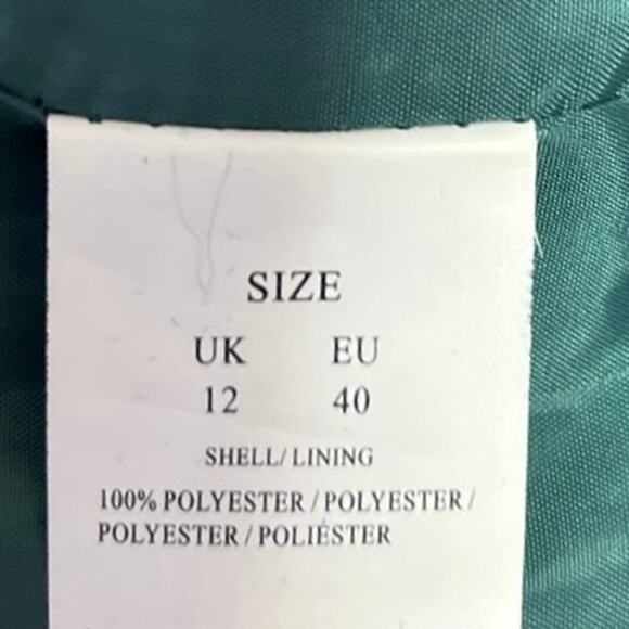 Be Fore Dawn Women's Green Faux Fur Sherpa Fleece Full Zip Sweater Coat Jacket 8 - Picture 5 of 5